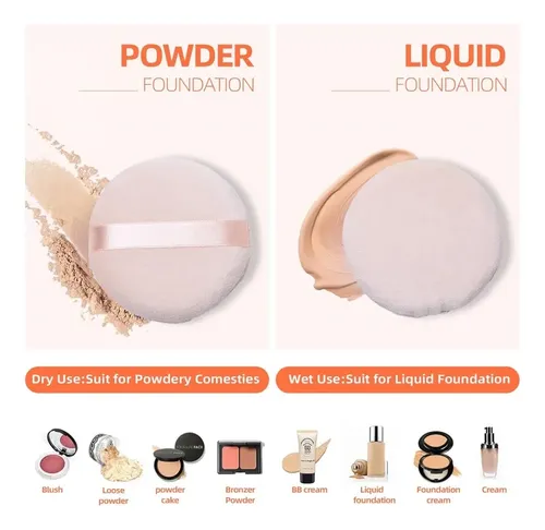 Esponjas De Base Facial 8/15