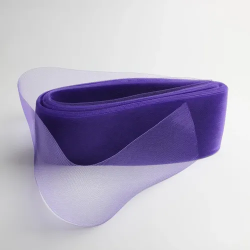 Sombrerería Crinoline Flexible De Pelo De Morado Oscuro