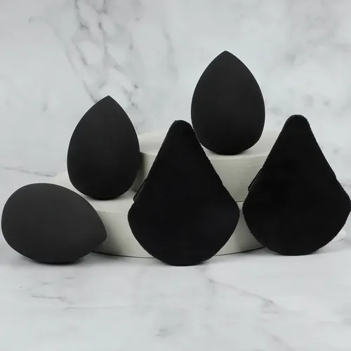 Set De 5 Esponjas De Maquillaje Y Polvos En Triángulo