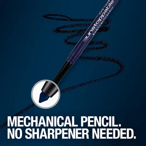 Lápiz De Eyeliner Mecánico Impermeable Maybelline