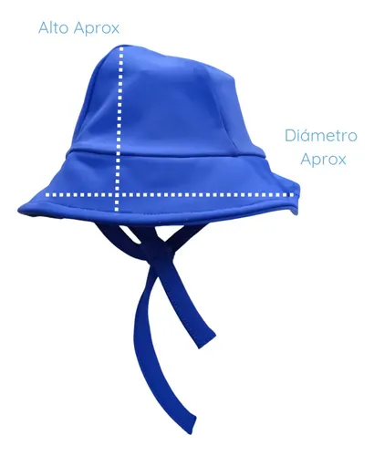 Gorro Bebe Piluso Con Filtro Solar Verano Uv50+ Color Verde Talle 0