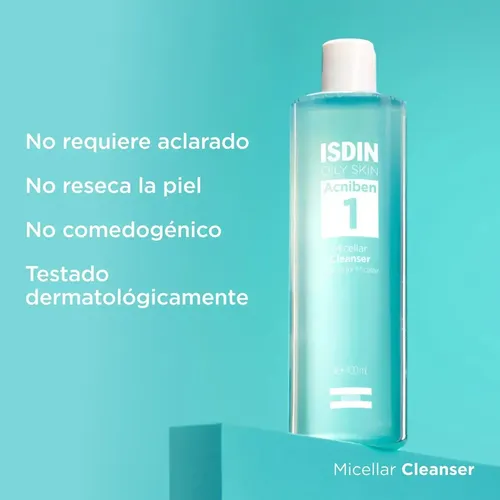 Isdin Acniben Micellar Cleanser Limpiador Micelar X400ml