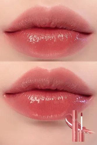 Labial Líquido Rom&nd Juicy Lasting Tint en Tono Pink Pumpkin