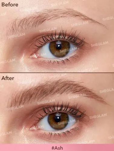 Sheglam Lápiz Para Cejas Brow Fection Brocha Y Dip Color Ash