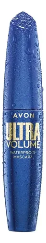 Mascara Ultra Volumen 10g A De Prueba Agua Avon Color Negro Intenso