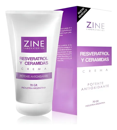 Crema Antioxidante De Resveratrol Y Ceramidas Zine X 70gr