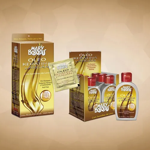 Oleo Kera Y Argan Pre Shampoo Antifrizz Caja 6u Mary Bosques