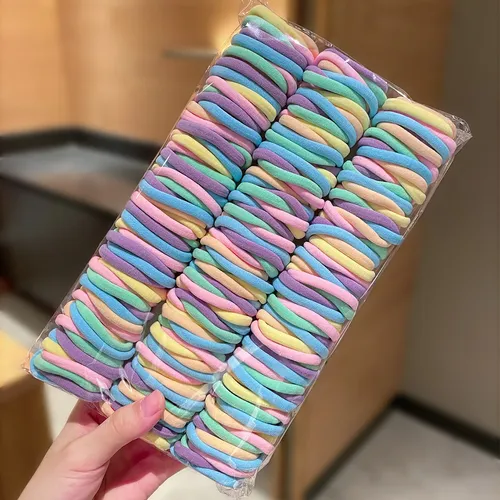 500 Pinzas De Pelo Elásticas Coloridas Accesorios Diarios 500pcs