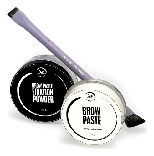 Kit De Mapeo De Cejas Con Polvo Fijador Y Cepillo