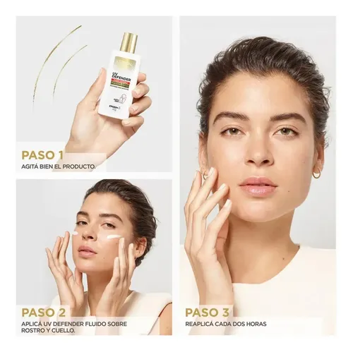 Crema Facial Fluido Invisible Uv Defender fps50+ toque Seco
