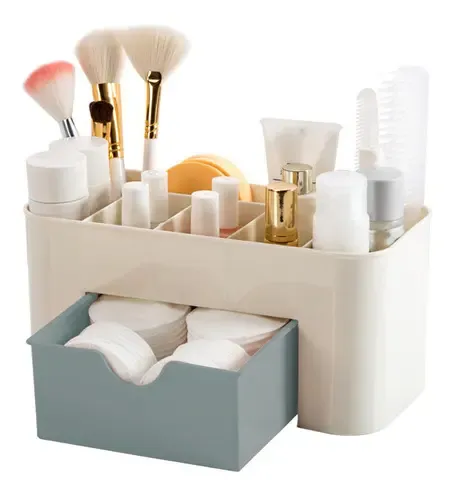Organizador de cosméticos, soporte para lápices de maquillaje con cajón