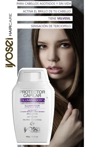 Protector Termico Iluminador Brillo Sedoso Iyosei 150g Capilar