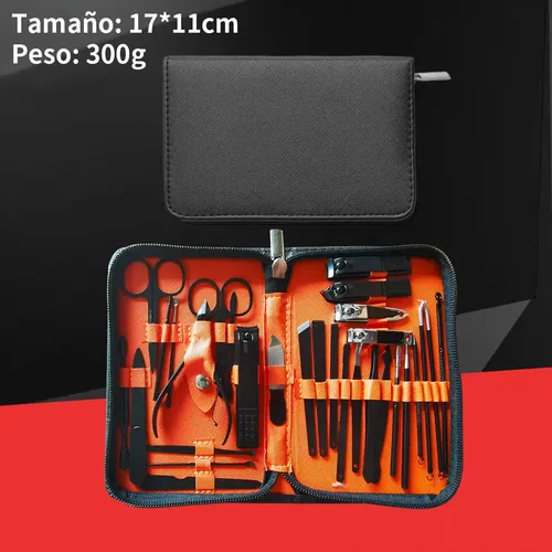 Kit De Manicura 30 En 1 Set Cortauñas De Acero
