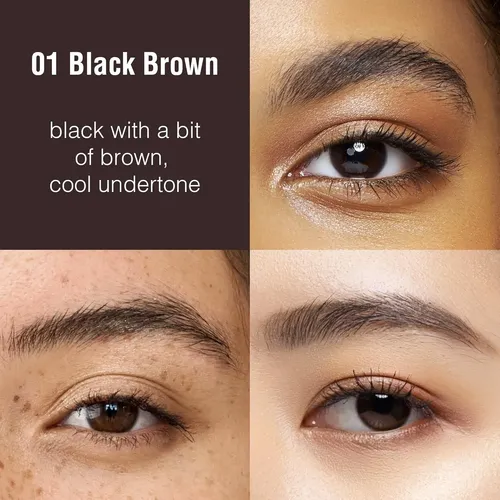 Lápiz De Cejas Waterproof Dual De Tinta Líquida Marrón