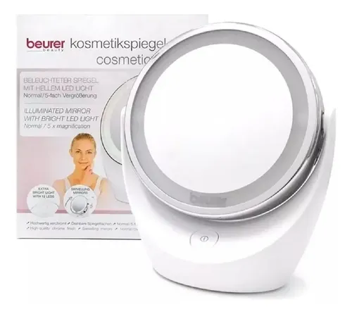 Espejo Maquillaje C/luz Con Aumento Profesional Beurer Bs 49