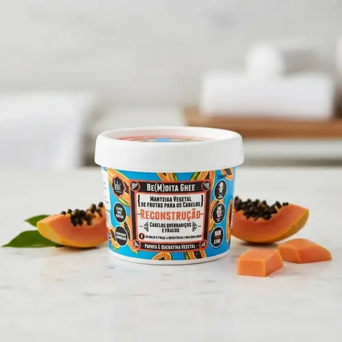 Máscara Capilar de Ghee Be(m)dita Mamão 100g – Lola de Río
