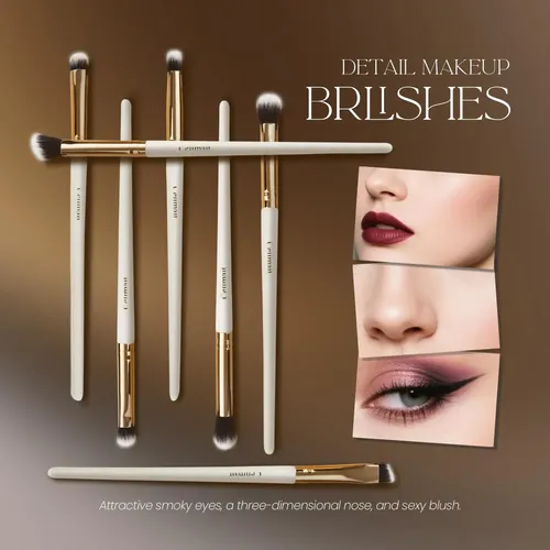 Preparedforyou Set 12 Brochas Maquillaje Con Estuche
