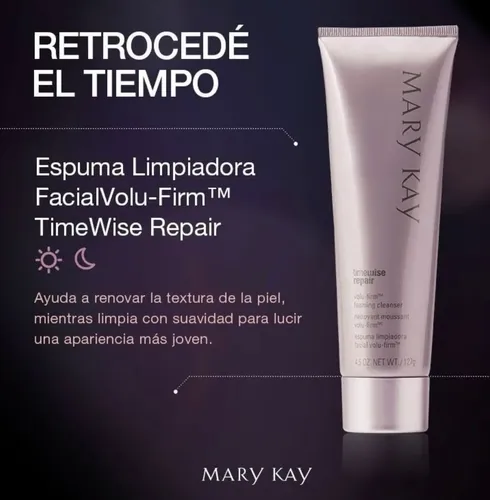 Mary Kay Espuma Limpiadora Facial Repair Volu-firm Desc Sensible