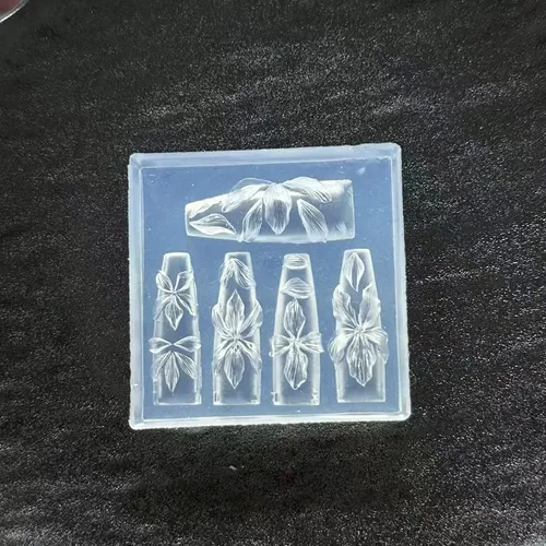 Molde De Silicona Para Pegatinas De Decoración De Uñas En Re