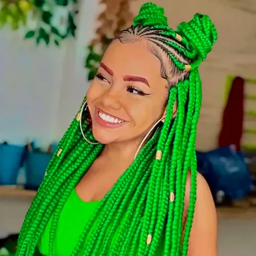 Pelo Cabello Sintetico Kanekalon Trenzas Africanas Extension