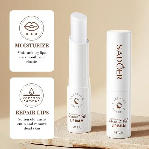 Bálsamo Labial De Coco Mascarilla Hidratante Para Labios