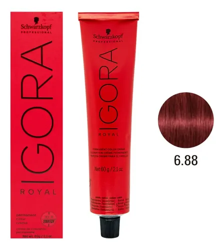 Schwarzkopf Igora Royal Tintura Pelo Tono 6.88 X 60gr Local