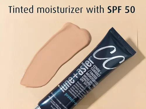 Cc Cream Lune+aster Broad Spectrum Spf 50/pa+++ Medium