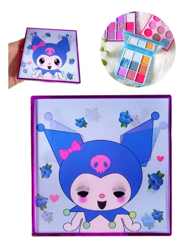 Paleta De Sombras Para Ojos Sanrio Cinnamoroll Kuromi Kawaii