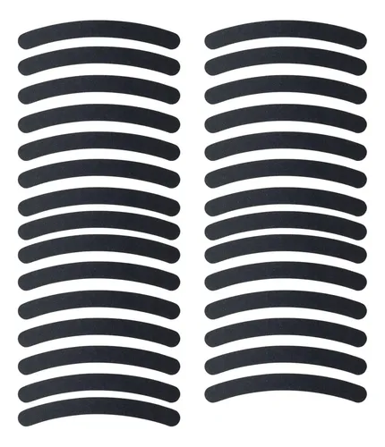 Pack De 25 Limas Para Uñas Banana Profesional Negras 180 240