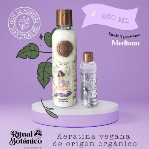 Tratamiento Capilar Ritual Botanico Con Queratina Orgánica,