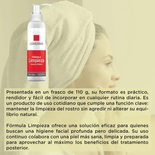 Leche Limpieza Lidherma Emulsion Facial Desmaquilla Hidrata