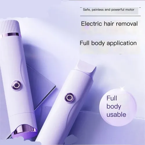 Afeitadora Eléctrica Doble Cabeza Depiladora Corporal Mujer