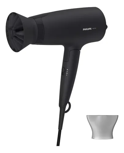 Secador De Pelo Plegable Philips Thermoprotect Bhd308 Negro