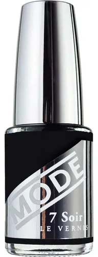 Esmalte Mode Patent Leather Negro Intenso Con Biotina Y