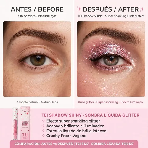 X6 Pack Sombra Líquida Shadow Shiny Brillante Glitter New Pr