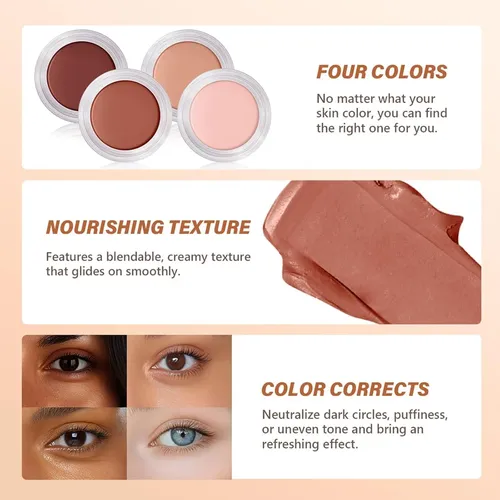 Corrector Iluminador Para Ojeras Baisen Diary Nude Cálido