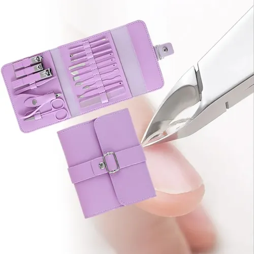 W Juego De Cortaúñas De Manicura De 16 Piezas, Kit De