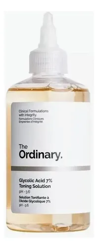 Tónico Ácido Glicólico 7% The Ordinary. 240ml Todo Tipo De Piel Noche