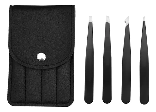 Pinza Multiuso Cejas Precisión Inox Punta Plana/oblicua