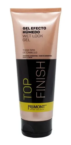 Primont Top Finish Gel Efecto Húmedo Fijación Peinado Local