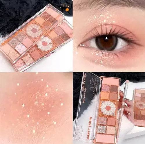 Daisy Flower Paleta Sombras Rubor Estilo Coreano Miss Lara
