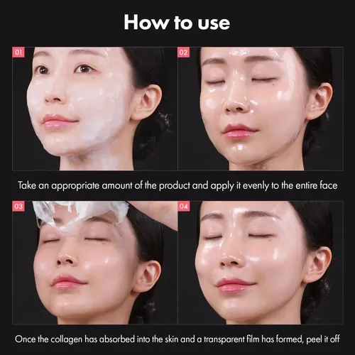 Mascarilla Facial De Colágeno, Hidratante, Iluminadora, 50 M