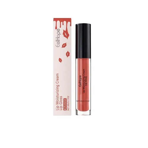 Brillo De Labios Hidratante Eelhope, Brillo Labial Colorido  Naranja