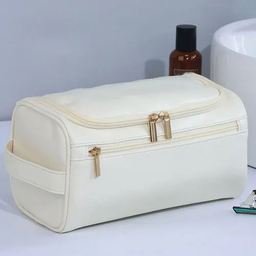 Neceser De Hombre Vintage De Lujo Para Maquillaje Con Cierre
