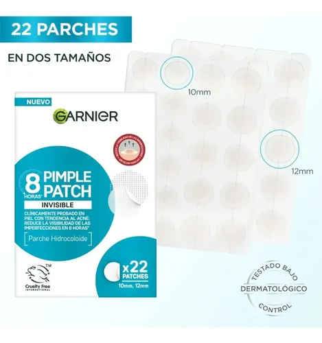 Pimple Patch Invisible Anti Imperfecciones Garnier 22 unidades