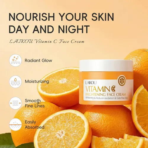 Set Facial Laikou Vitamina C Sérum Y Crema Hidratante Normal Día/noche