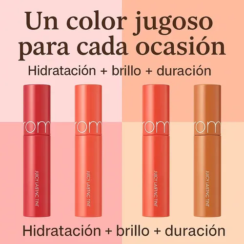 Rom&nd K-beauty Juicy Lasting Tinta Labial Color Jujube 07