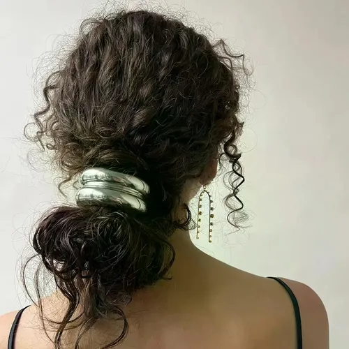 Jia 8 Cintas De Metal Para El Cabello, Collar De A