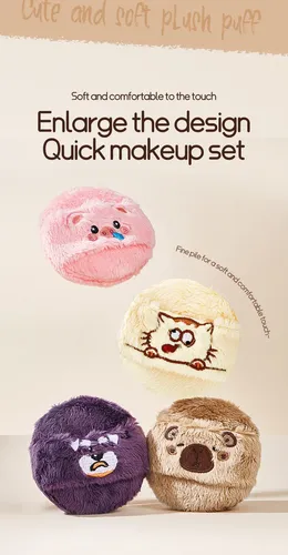 Set 5 Esponjas Puff Para Maquillaje Polvo Sello