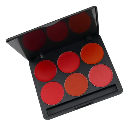 Paleta De 6 Pintalabios, Brillos Labiales, Plato